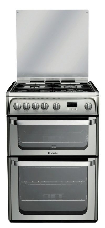 Hotpoint Ultima HUG61X Cooker - Silver.
